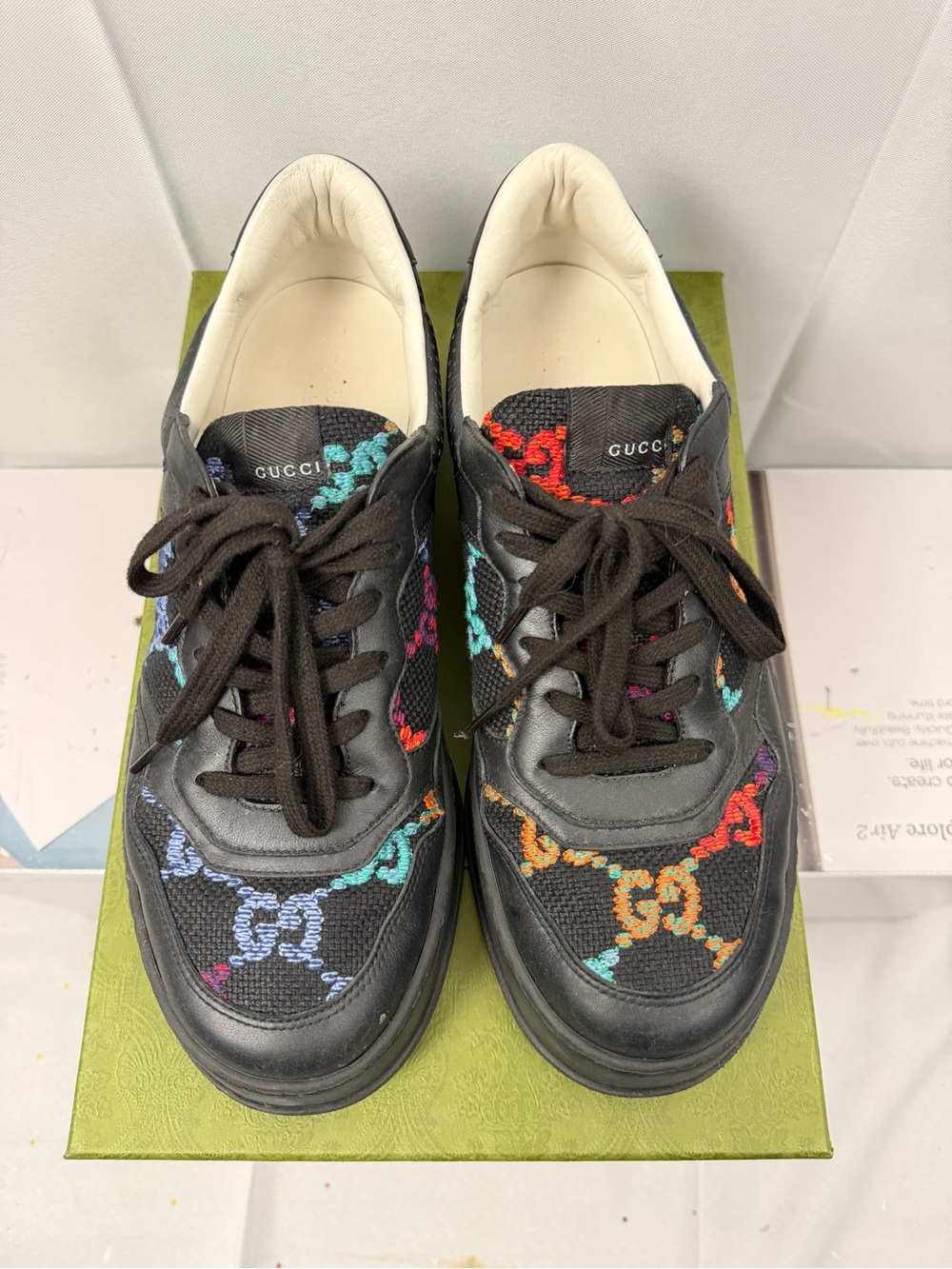 Gucci Dali Sneakers Multicolored embroidery - Picture 3 of 8